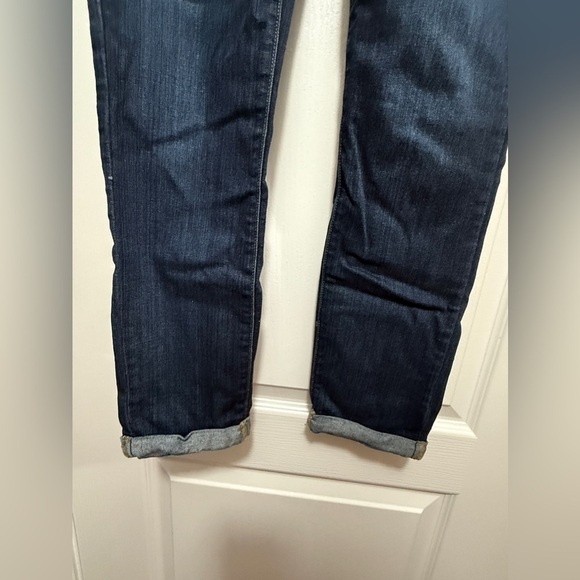 Paige Skyline Skinny Crop cuffed Hem Jeans women’s Sz 26 dark blue closet staple - Picture 12 of 16